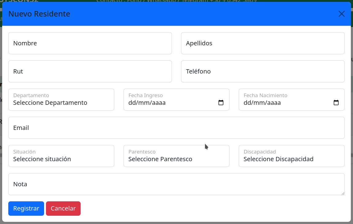 Imagen formulario nuevo residente